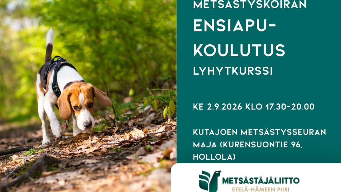 Metsästyskoirien EA-koulutus