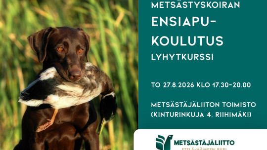 Metsästyskoirien EA-koulutus